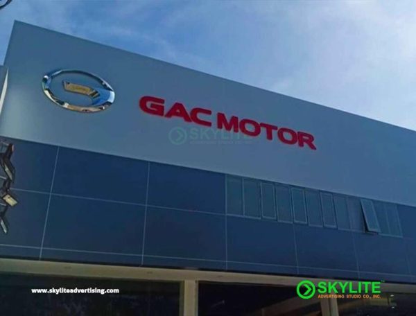 Gac Motor Storefront Facade Sign | Sign And Print Solutions